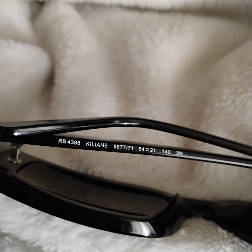 Ray-Ban Black Rectangular Frame Sunglasses - image 8